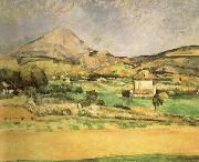 Paul Cezanne La Montagne Sainte-Victoire vue du chemin de Valcros France oil painting artist